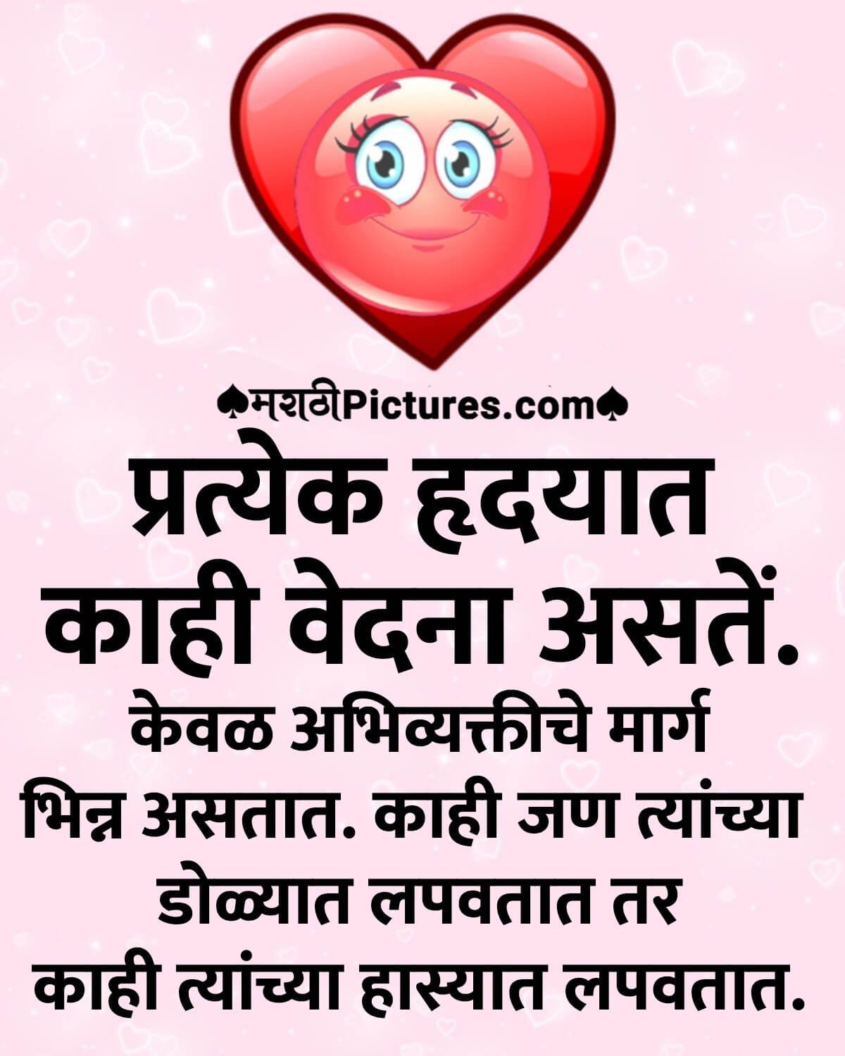 Pratyek Hrudayat Kahi Vedana Aste